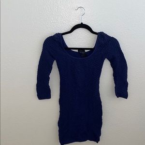 Bebe Stretch Form Fitting Back Cutout Dress - M